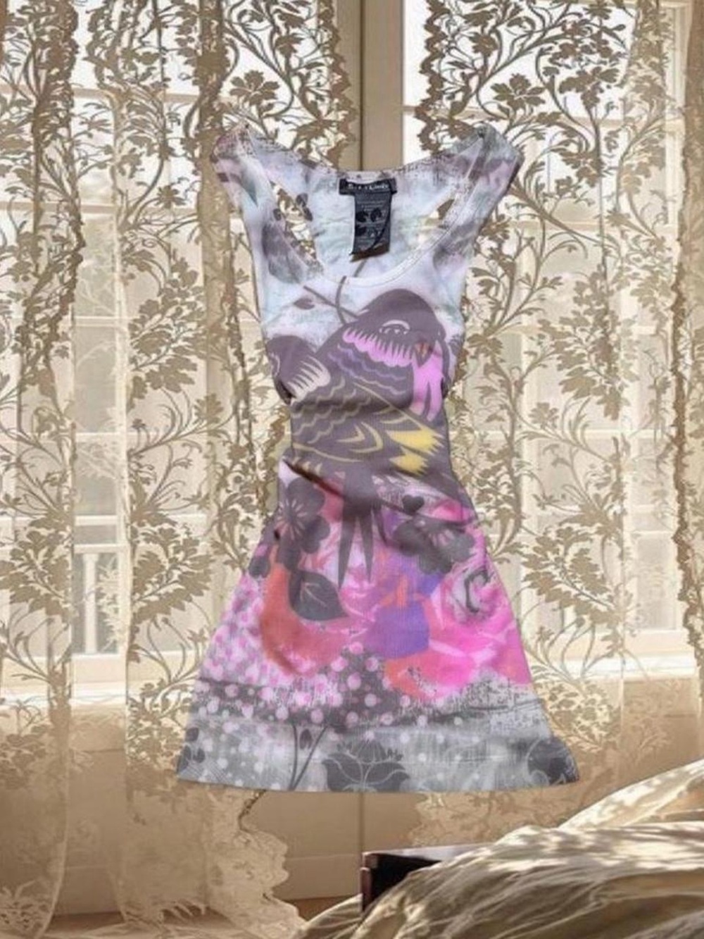 Vintage Y2K Deadstock Grunge Tattooed Graphic Tank Top
